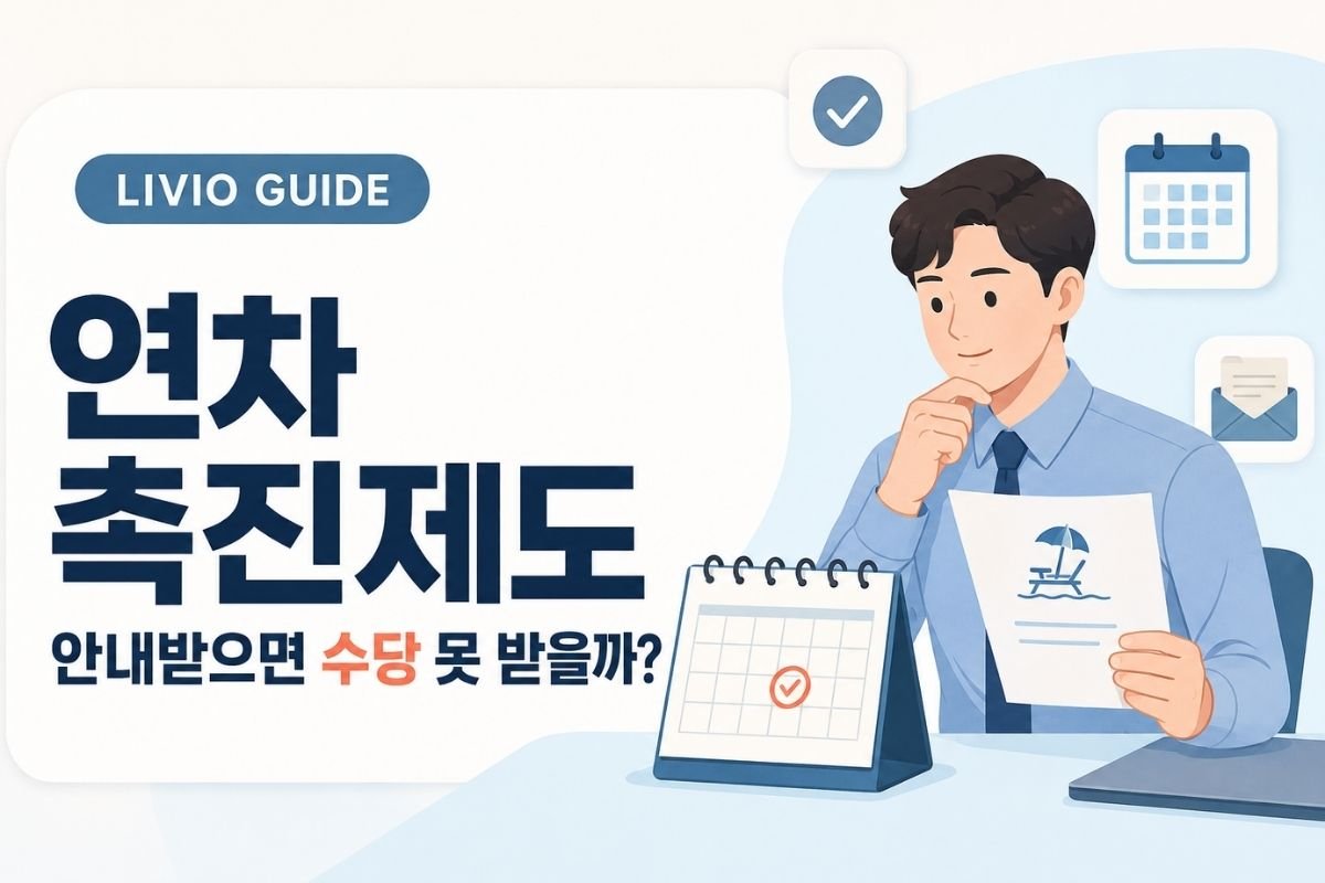 연차 촉진제도 안내와 연차수당 지급 여부를 확인하는 방법